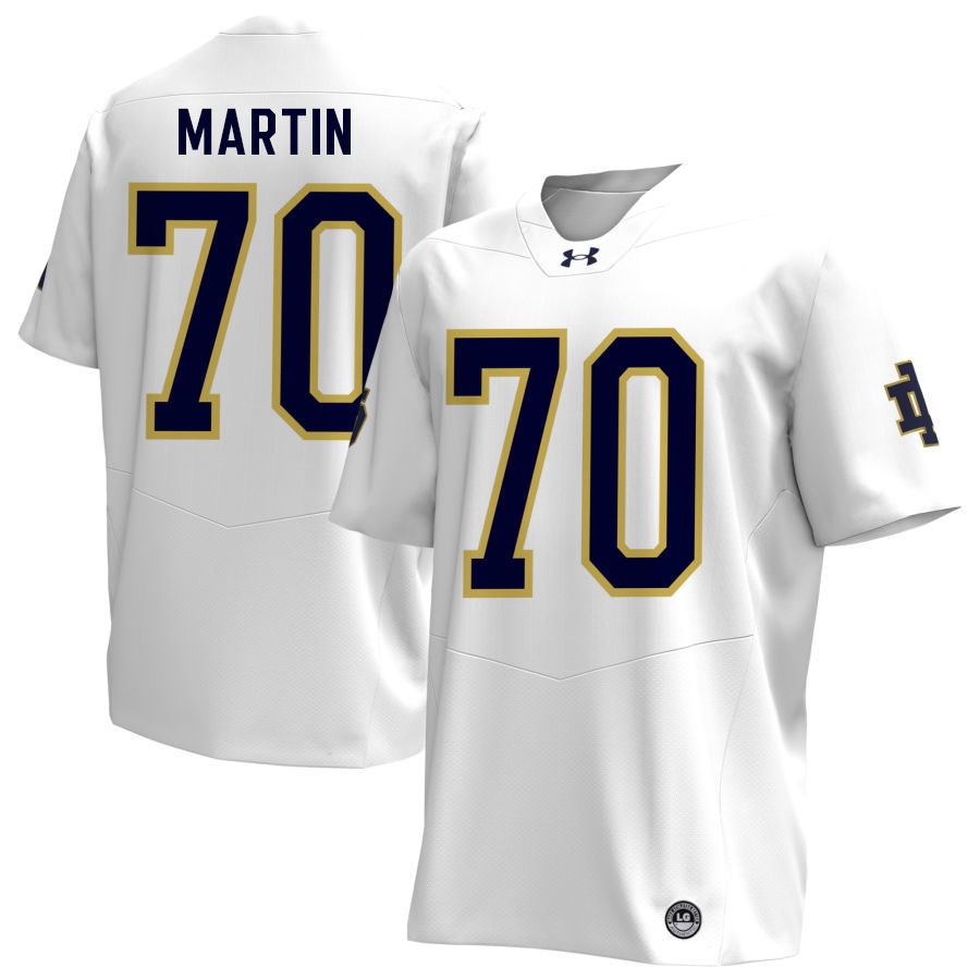 Zack Martin Notre Dame Jerseys, UND Fighting Irish College Football Apparels Stitched-White